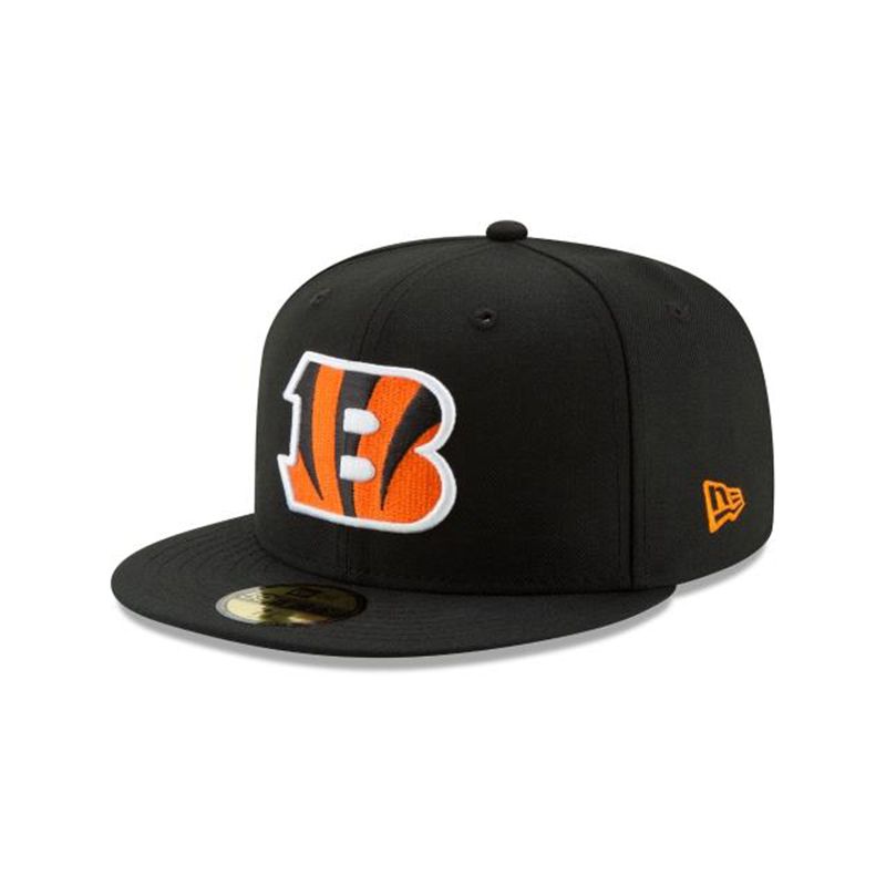 NFL Cincinnati Bengals 59Fifty Fitted (KYD8301) - Black New Era Caps